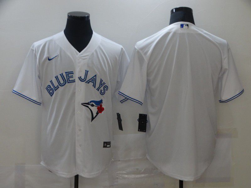 Men Toronto Blue Jays Blank White Game Nike MLB Jerseys